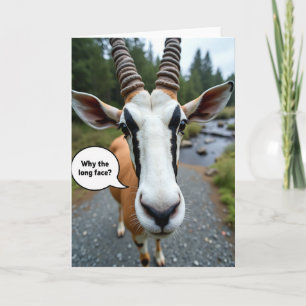 Majestic Horned Birthday Card