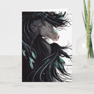 Majestic Horse Art by Bihrle Card