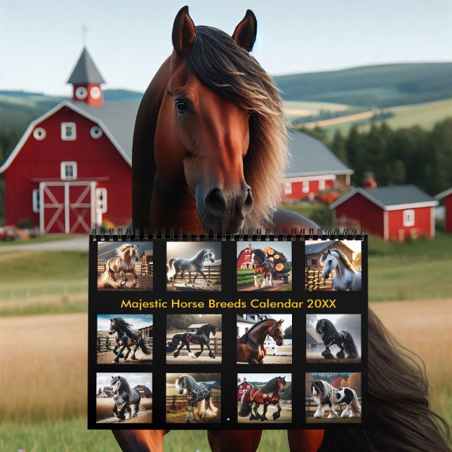 Majestic Horse Breeds Calendar 2025/2026 (Creator Uploaded)