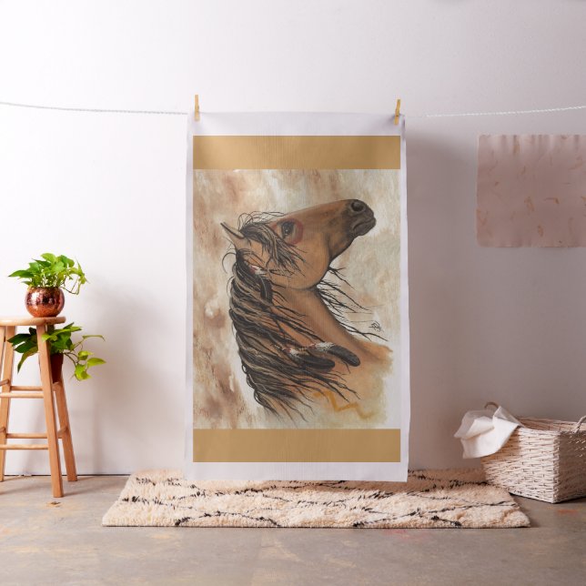 Majestic Horse by Bihrle  Fabric (In Situ)