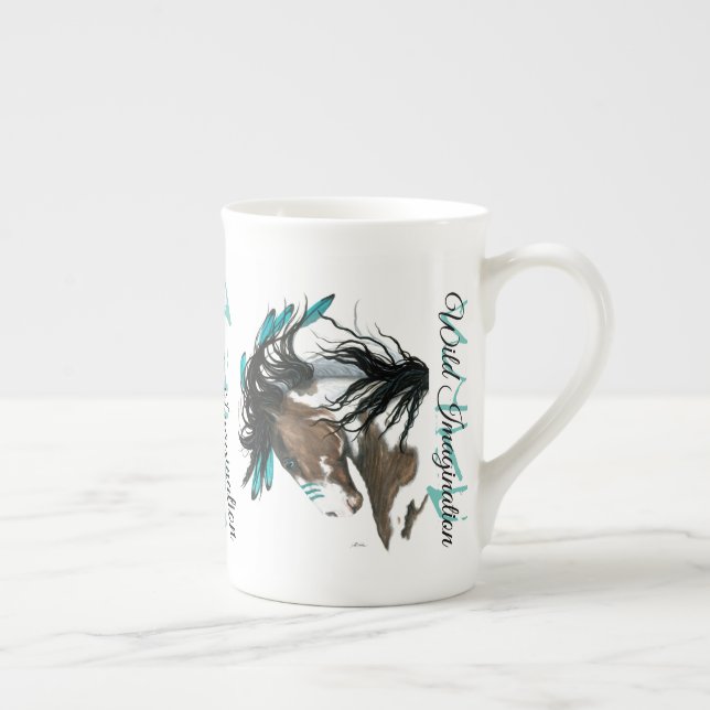 Majestic Horse by Bihrle Wild Imagination Bone China Mug (Right)