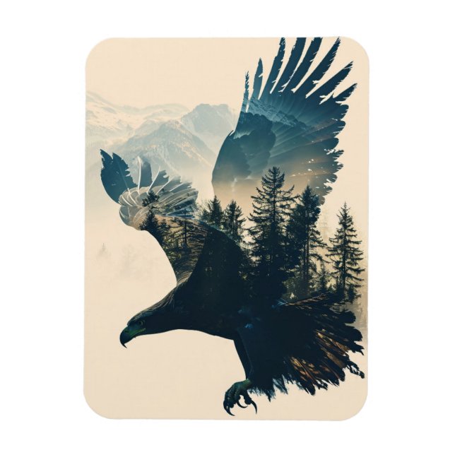 Majestic Horse Forest Landscape Magnet (Vertical)