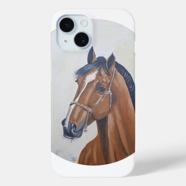 Majestic Horse Portrait T-Shirt Case-Mate iPhone Case (Back)
