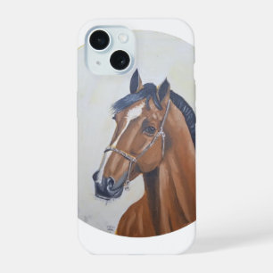 Majestic Horse Portrait T-Shirt iPhone 15 Case