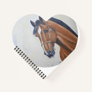 Majestic Horse Portrait T-Shirt Notebook