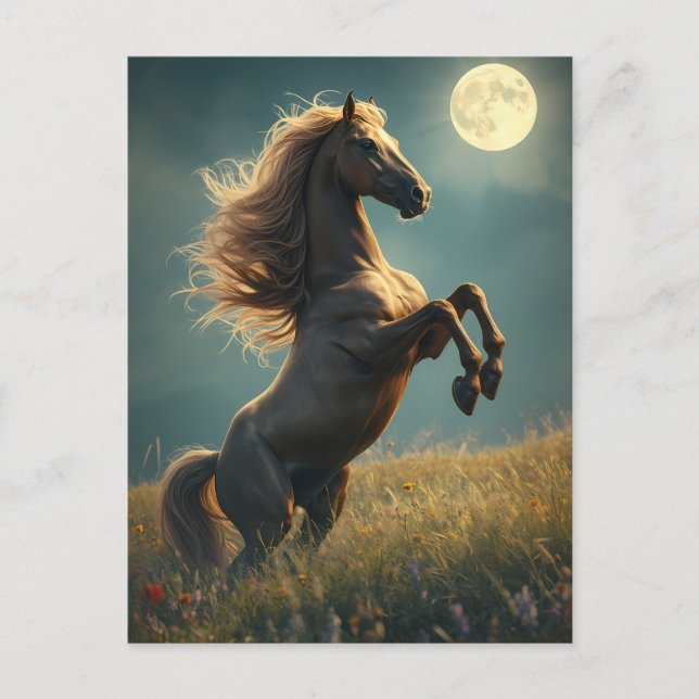 majestic horse postcard (Front)
