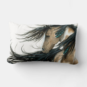 Majestic Horse Serenity by AmyLyn Bihrle Lumbar Cushion
