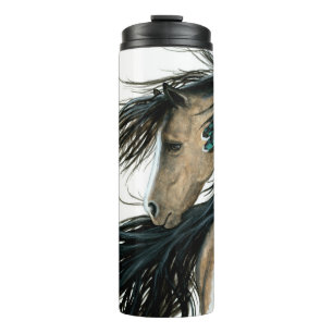Majestic Horses by Bihrle Thermal Tumbler