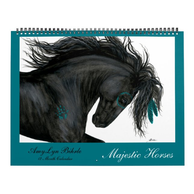 Majestic Horses Calendar by BiHrLe (Cover)