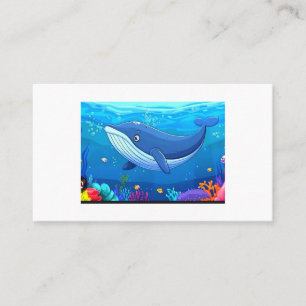 Majestic Humpback Whale - Gentle Giant of the Sea Business Card