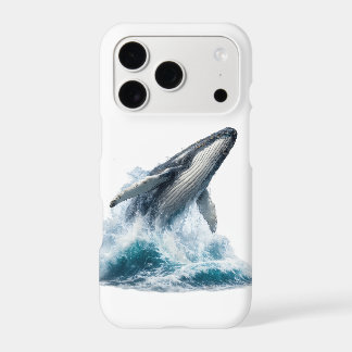 Majestic Humpback Whale Ocean Waves Watercolor