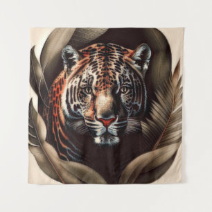 Majestic Jaguar - King Of The Jungle Tapestry