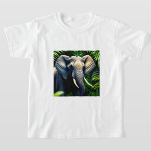 Majestic Jungle Elephant - Wild And Free T-Shirt