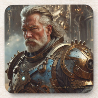 Majestic King Coaster With Steampunk Regal Armor
