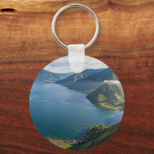 Majestic Lake Toba North Sumatra Bali Keychain
