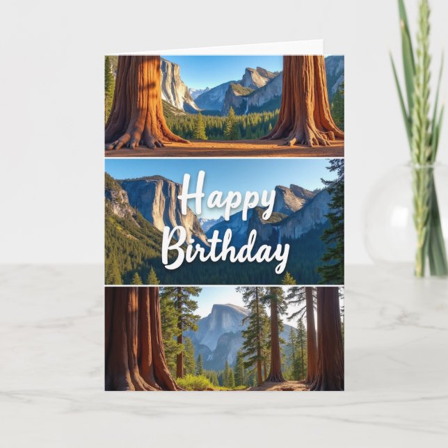 Majestic Landscape Birthday Card (Front)