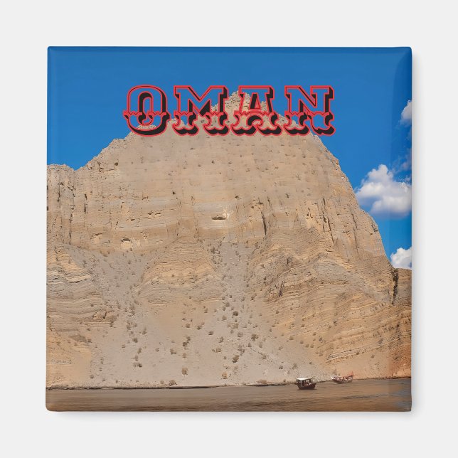 Majestic landscapes of Oman  Magnet (Front)