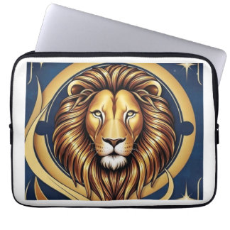 Majestic Leo: The King Awakens Laptop Sleeve