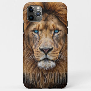 Majestic Lion Face with Blue Eyes   Wildlife Anima Case-Mate iPhone Case
