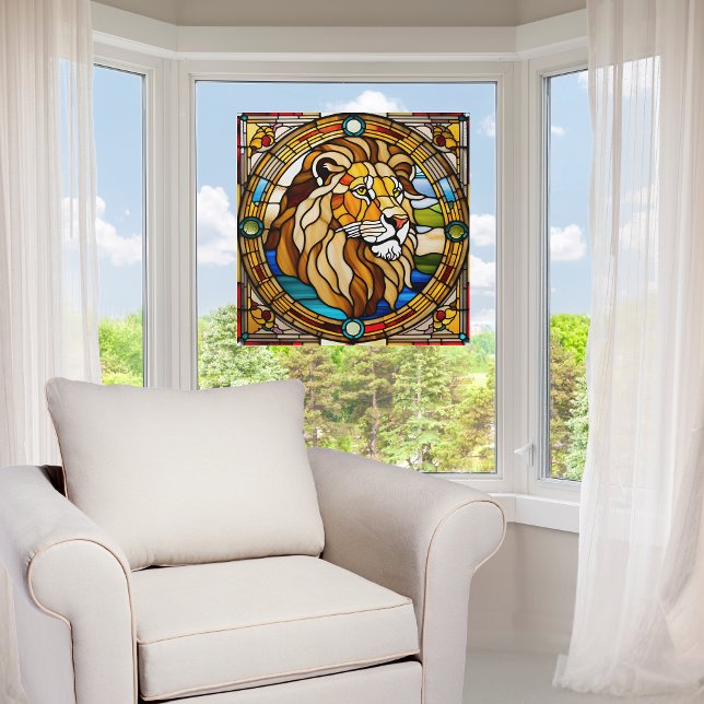 Majestic Lion Faux Stained Glass (Creator Uploaded)