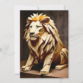 "Majestic Lion Greeting Card" Holiday Card