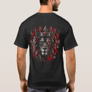 Majestic Lion Head – Royal Strength Emblem T-Shirt