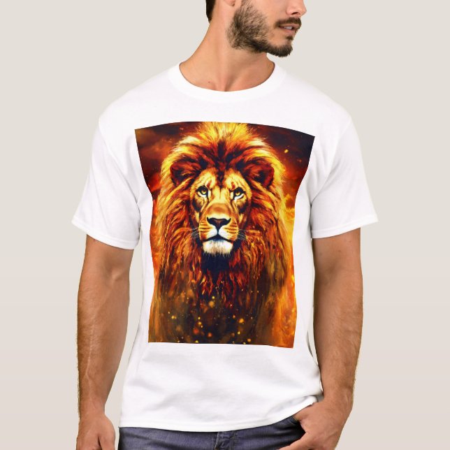 Majestic Lion Head Tee (Front)