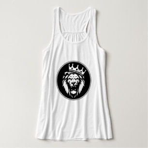 Majestic Lion King Crown T-Shirt – Bold Royal Singlet