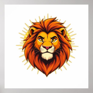 Majestic Lion – King of Power and Authority Poster