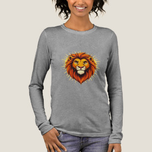 Majestic Lion – King of Power and Authority Tri-Blend Shirt