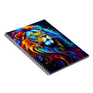 Majestic Lion, King of the Jungle Notebook