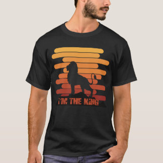 Majestic Lion King Vintage Sunset T-Shirt