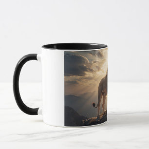 Majestic Lion Mug - King of Jungle Wildlife Sunset