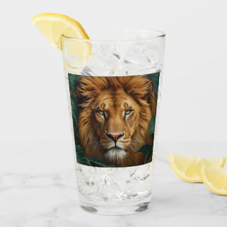 Majestic Lion Mug – Powerful Wildlife Coffee Mug Glass
