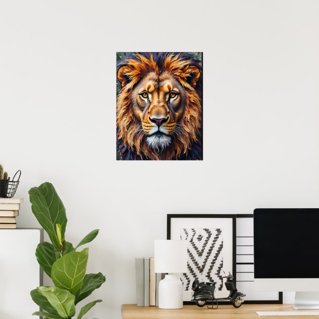Majestic Lion Poster (Home Office)