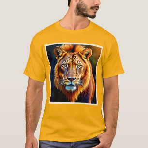 Majestic Lion: Soul of the Wild King Art T-Shirt