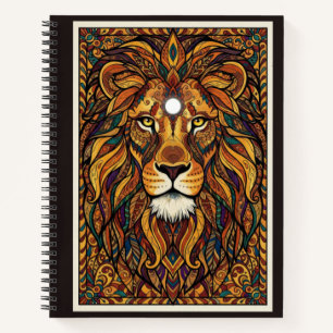 Majestic Lion Spirit Zentangle Nooracle Journal