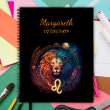 Majestic lion zodiac sign custom