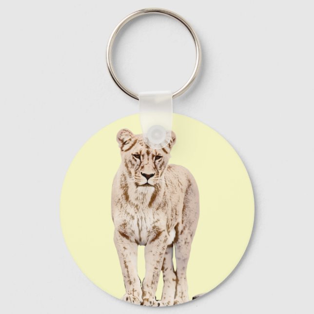 Majestic Lioness Key Ring (Front)