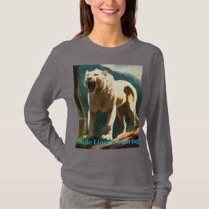 "Majestic Lioness Roar long" sleeve T-Shirt
