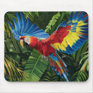 Majestic Macaw Mouse Pad