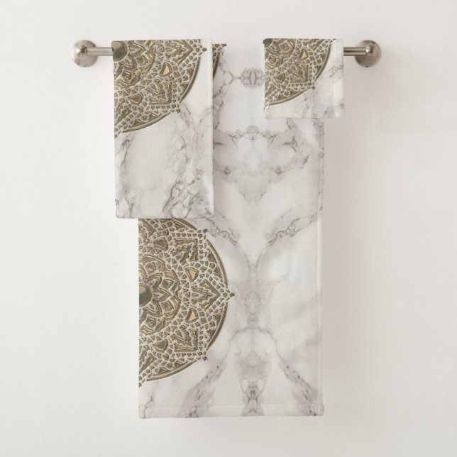 Majestic mandala towel set (Insitu)