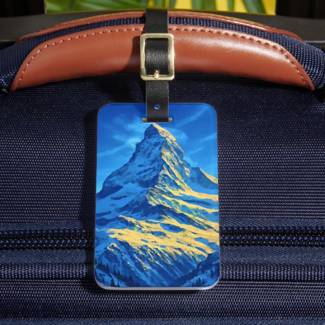 Majestic Matterhorn Luggage Tag (Front Insitu 2)