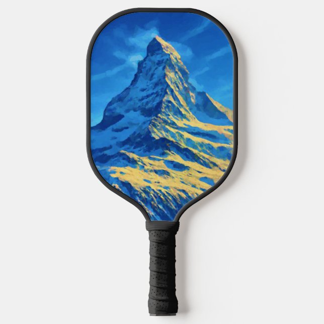 Majestic Matterhorn Mountain Pickleball Paddle (Front)