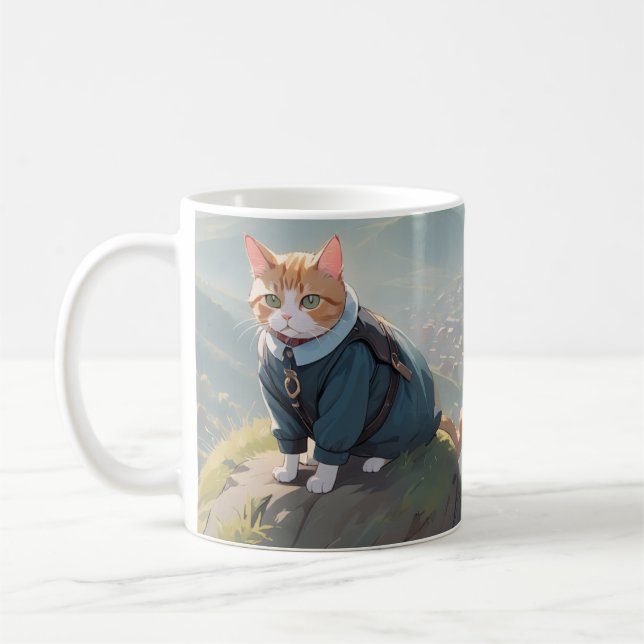 Majestic Meow-narchs Coffee Mug (Left)