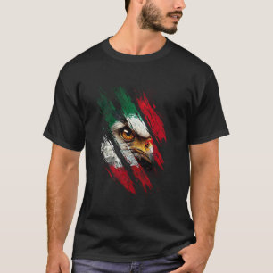 Majestic Mexican Eagle Claw Scratch Bird National T-Shirt