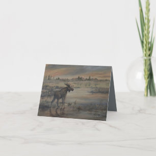 Majestic Moose 4" x 5.6"  Thank You Card