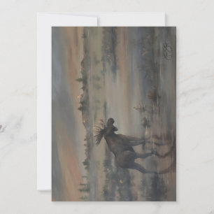 Majestic Moose Thank You Card