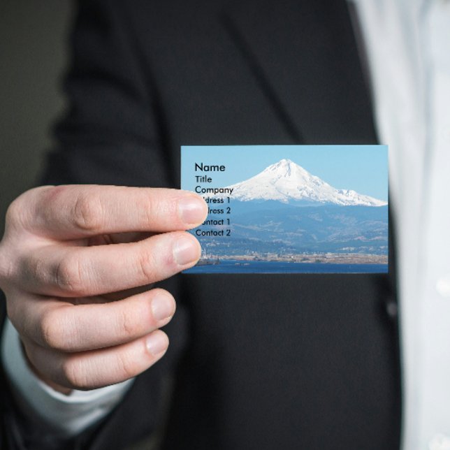 Majestic Mount Hood Landscape Business Card (In Situ)