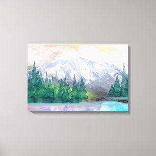 Majestic Mountain Canvas Print